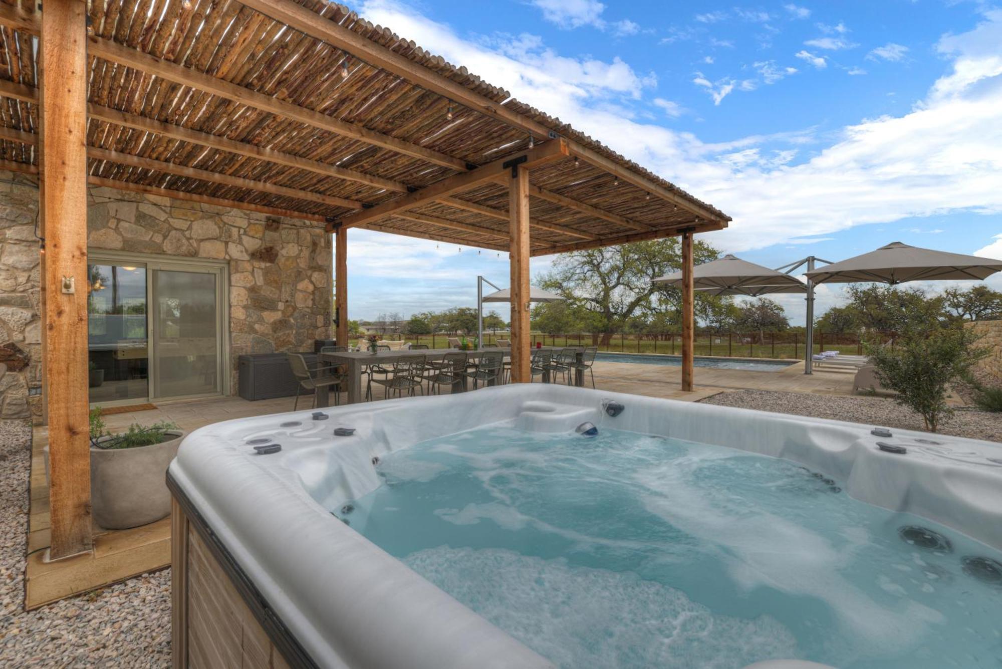 Grasslands Pool Hot Tub Hill Country Views Villa Johnson City Dış mekan fotoğraf