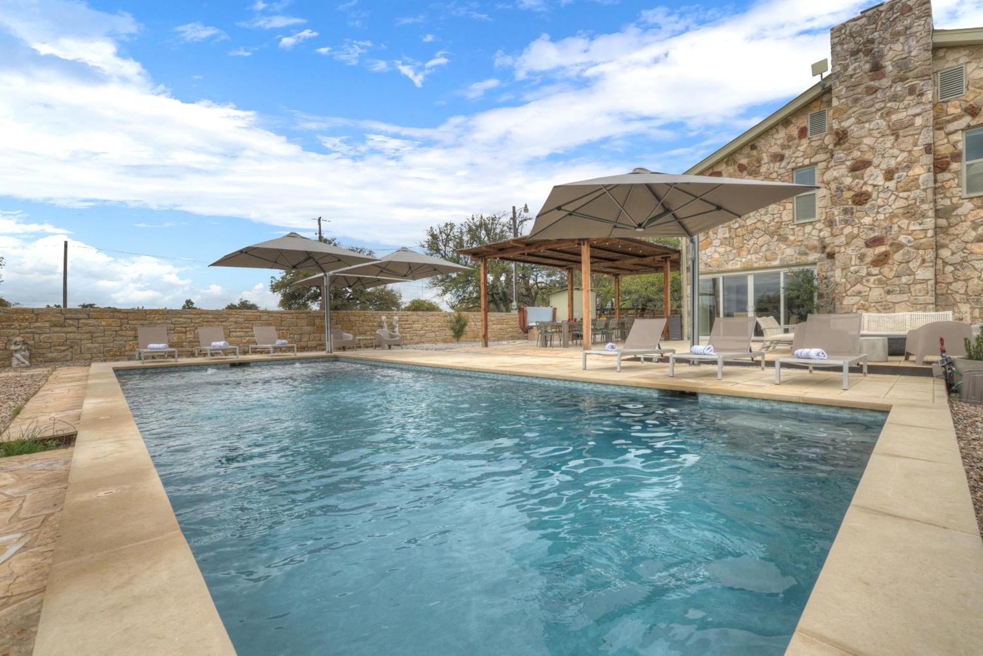 Grasslands Pool Hot Tub Hill Country Views Villa Johnson City Dış mekan fotoğraf