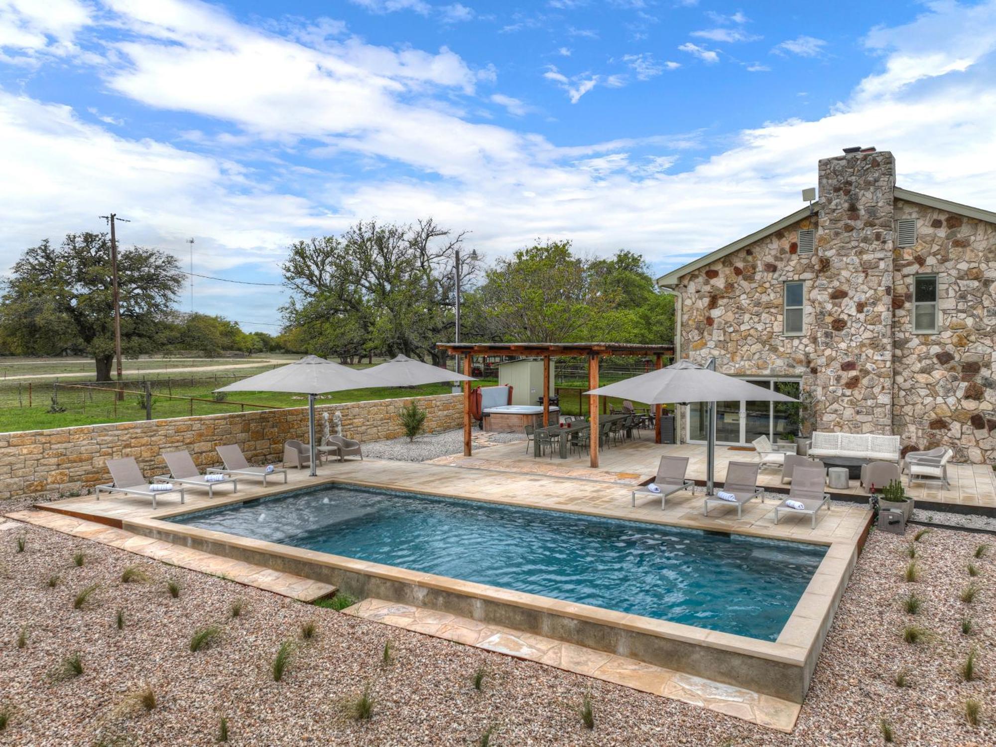 Grasslands Pool Hot Tub Hill Country Views Villa Johnson City Dış mekan fotoğraf