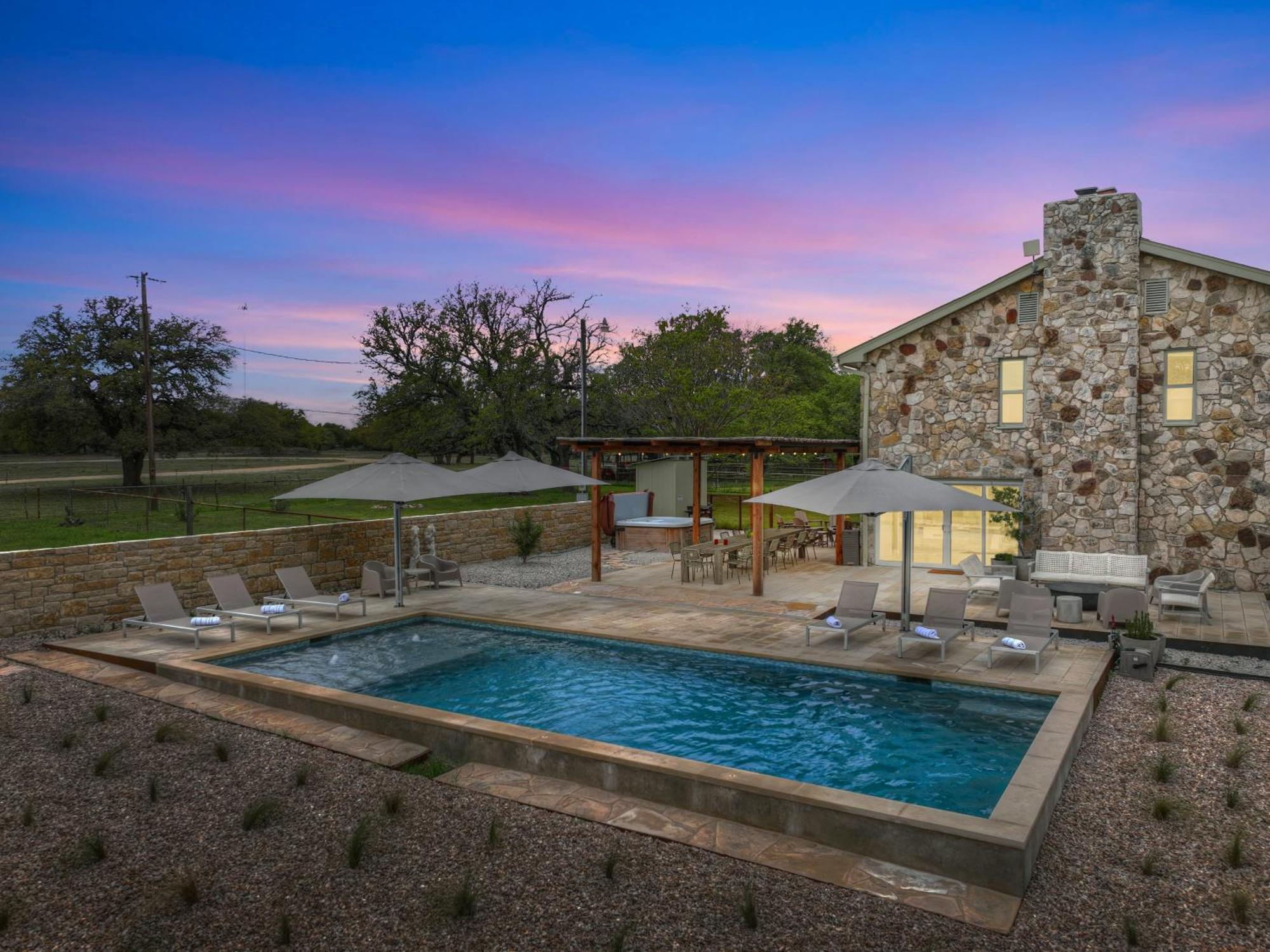 Grasslands Pool Hot Tub Hill Country Views Villa Johnson City Dış mekan fotoğraf