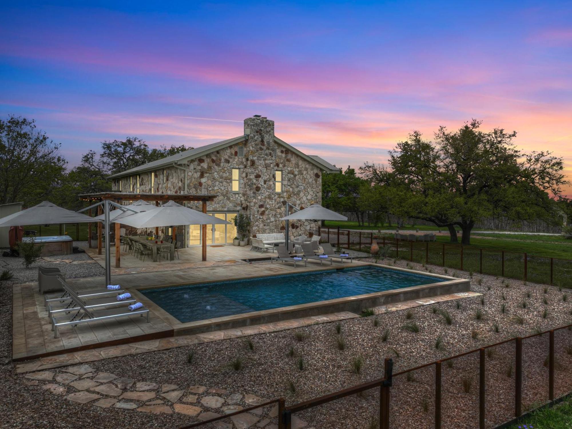 Grasslands Pool Hot Tub Hill Country Views Villa Johnson City Dış mekan fotoğraf