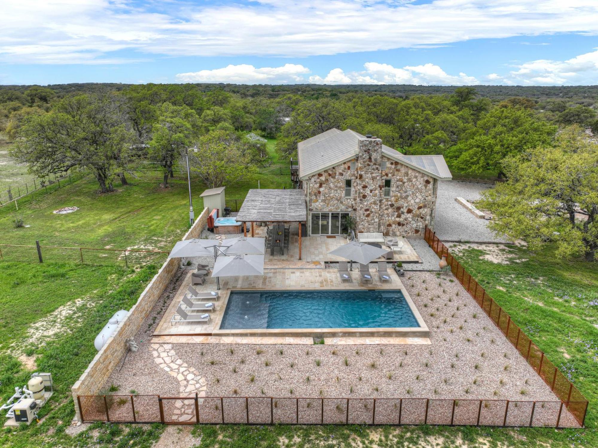 Grasslands Pool Hot Tub Hill Country Views Villa Johnson City Dış mekan fotoğraf